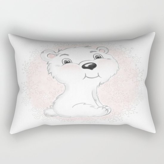 Polar Bear Rectangular Pillow