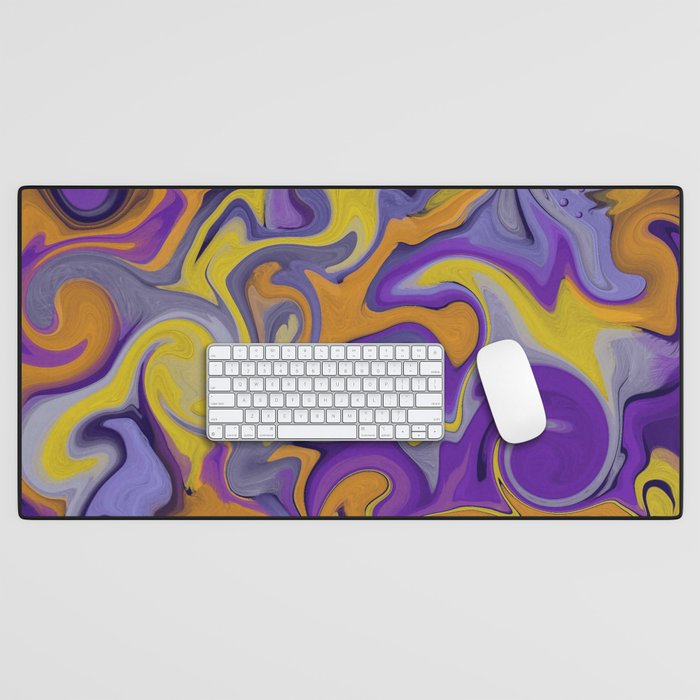 Lilac Swirl Desk Mat