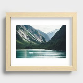 Glacier Bay Recessed Framed Print