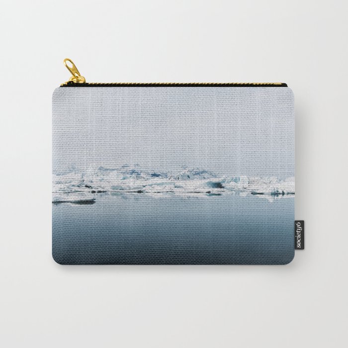 Ethereal Glacier Lagoon in Iceland - Landscape Photography Carry-All Pouch