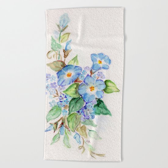 Heavenly Blues Beach Towel