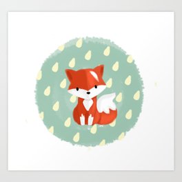 I'm a fox Art Print