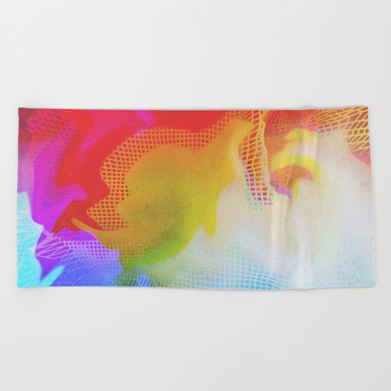 Glitch 31 Beach Towel