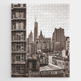 NYC Sepia Jigsaw Puzzle