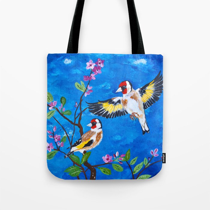 Goldfinches Tote Bag