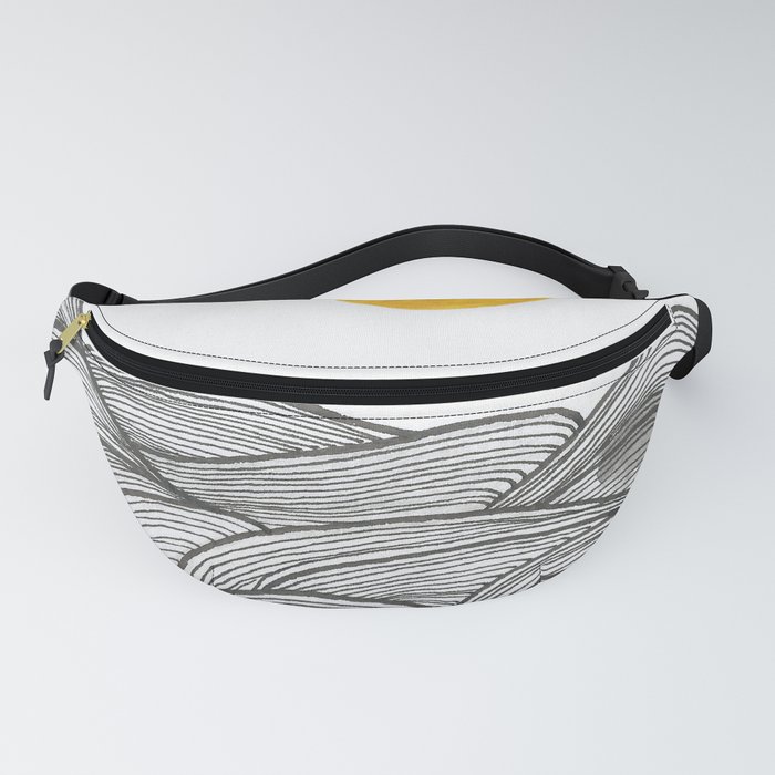 sun and waves Fanny Pack