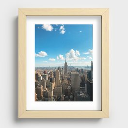 View From The Rock NYC Recessed Framed Print