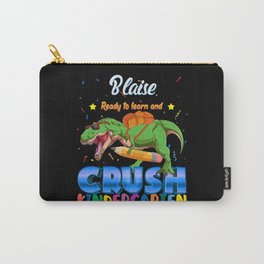 Blaise Name, I'm Ready To Crush Kindergarten Dinosaur Back To School Carry-All Pouch