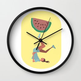 Sandia Girl Wall Clock