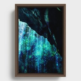 Enchanted Waterfall Framed Canvas
