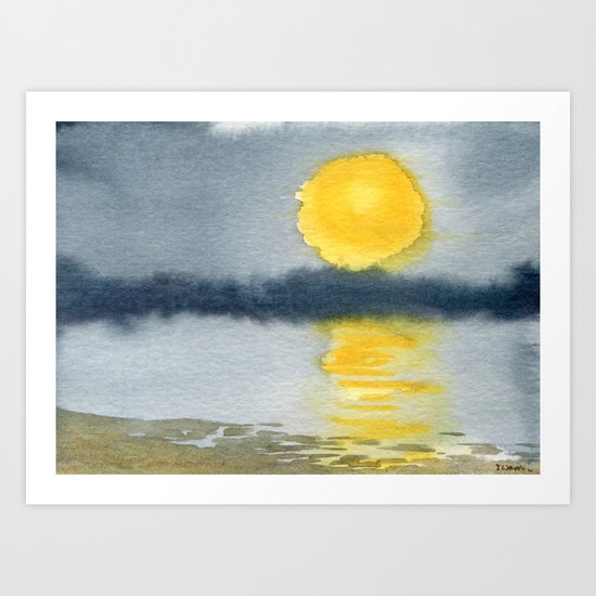 Impossible Sunset Art Print