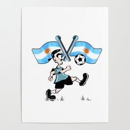 Argentina Soccer  Poster