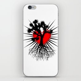 Joshua Tree Heart of the Hi Desert by CEYES iPhone Skin