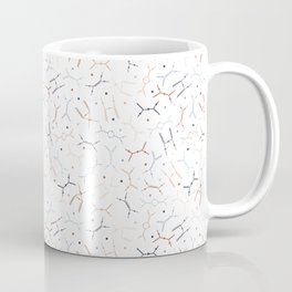 Feynman diagrams and Particles on White Mug