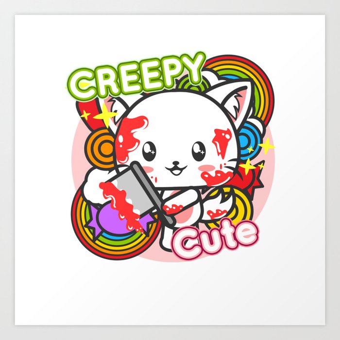Pastel Goth Creepy Cute - Pastel Goth - Sticker