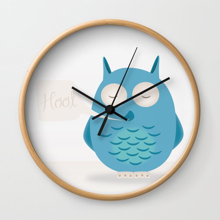 That was a hoot! Wall Clock