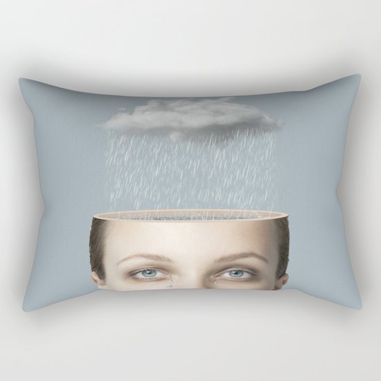 Bad Mood Rectangular Pillow