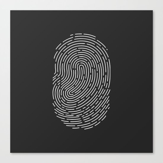 Fingerprint Canvas Print