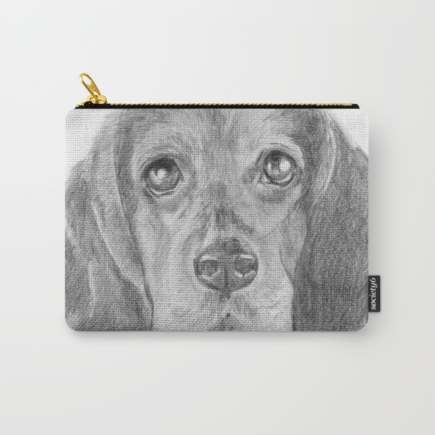 Beagle Dog Face Realistic Pencil Sketch Drawing Carry All Pouch By Kyokobartley Society6 Easy pencil drawings dog pencil drawing pencil drawing tutorials drawing eyes realistic drawings puppy drawing easy animal sketches remember a special dog friend with a boxer signed personalized original pencil drawing double matted print. society6