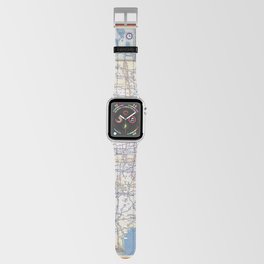 Flat road map of the united states of america 1951 Apple Watch Band