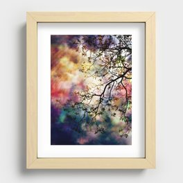 the Tree of Many Colors Recessed Framed Print
