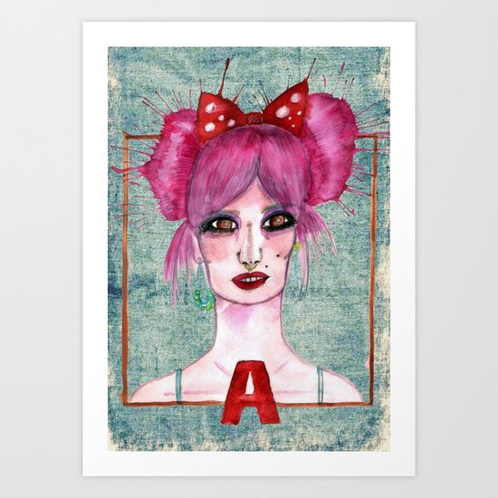 Audrey Kitching Art Print