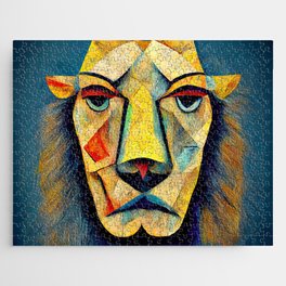 Abstract Lion Head Jigsaw Puzzle