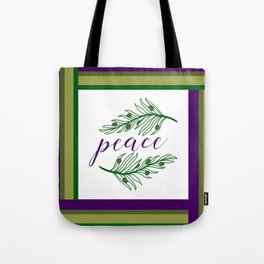 Offer an Olive Branch of Peace Tote Bag