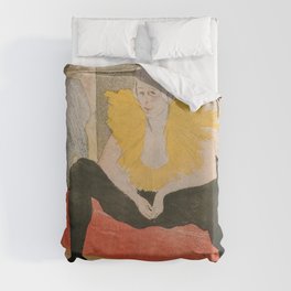 Toulouse-Lautrec - Mademoiselle Cha-u-kao Seated Duvet Cover