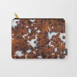 Glamorous Cowhide Closeup Texture [v.2021] Carry-All Pouch | Pattern, Tribal, Cowhide, Cow, Cattle, Nature, Fauxfur, Modern, Decoration, Graphicdesign 