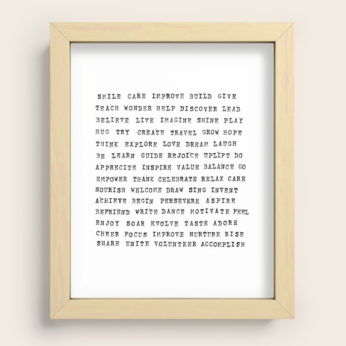 Recessed Framed Print