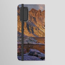 First Light at Chasm Lake Android Wallet Case