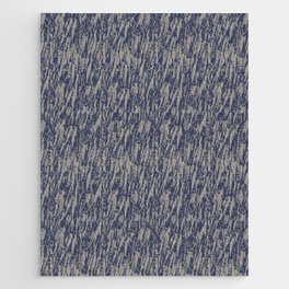 Textured Flecked Abstract in Blue and Grey Jigsaw Puzzle