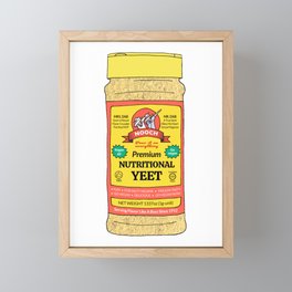 Nutritional Yeet Framed Mini Art Print