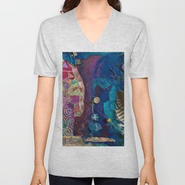Dreaming Collage V Neck T Shirt