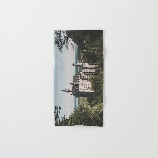 Neuschwanstein fairytale Castle - Landscape Photography Hand & Bath Towel