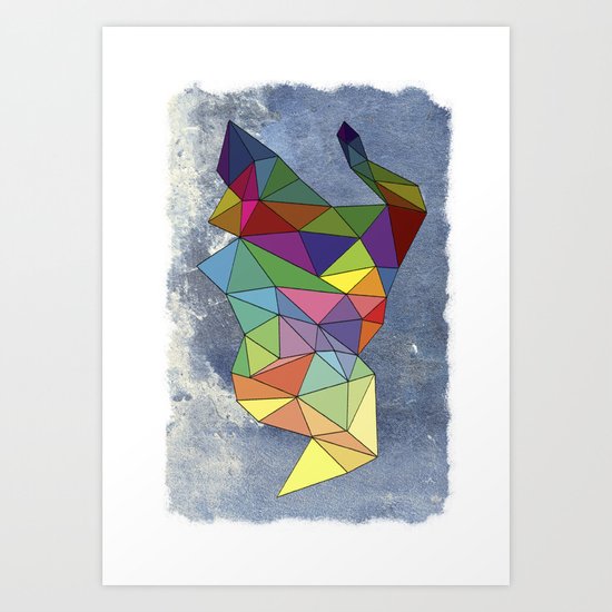 Skygonal Art Print