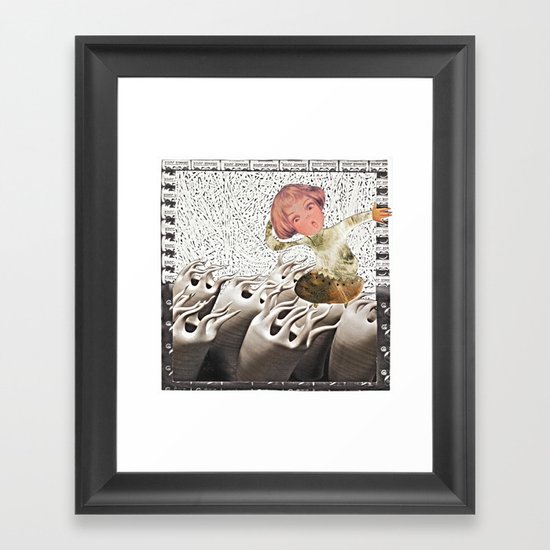 lil cyborg Framed Art Print