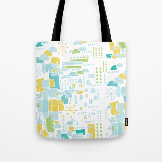 ABSTRACT LANDSCAPE Tote Bag
