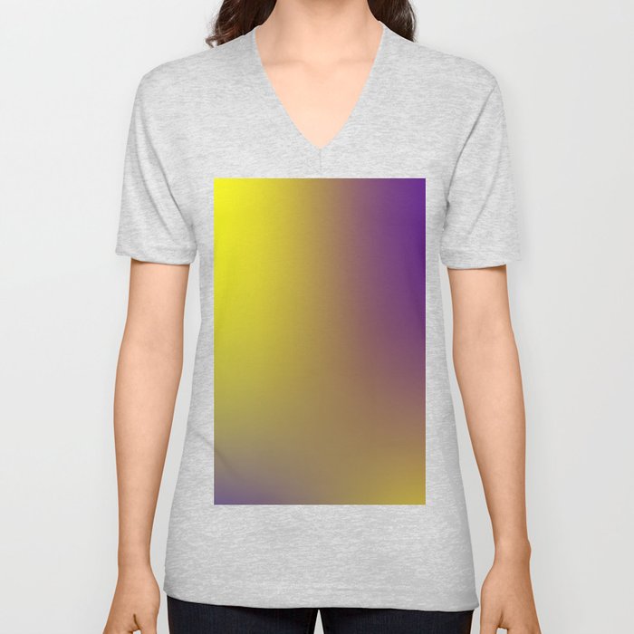 99 Rainbow Gradient Colour Palette 220506 Aura Ombre Valourine Digital Minimalist Art V Neck T Shirt