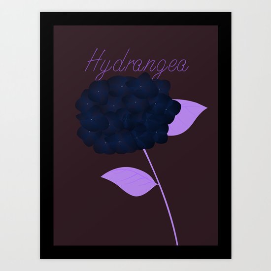 Hydrangea Art Print