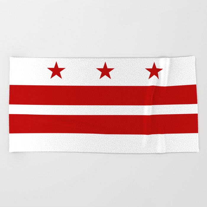 Flag of Washington D.C. Beach Towel