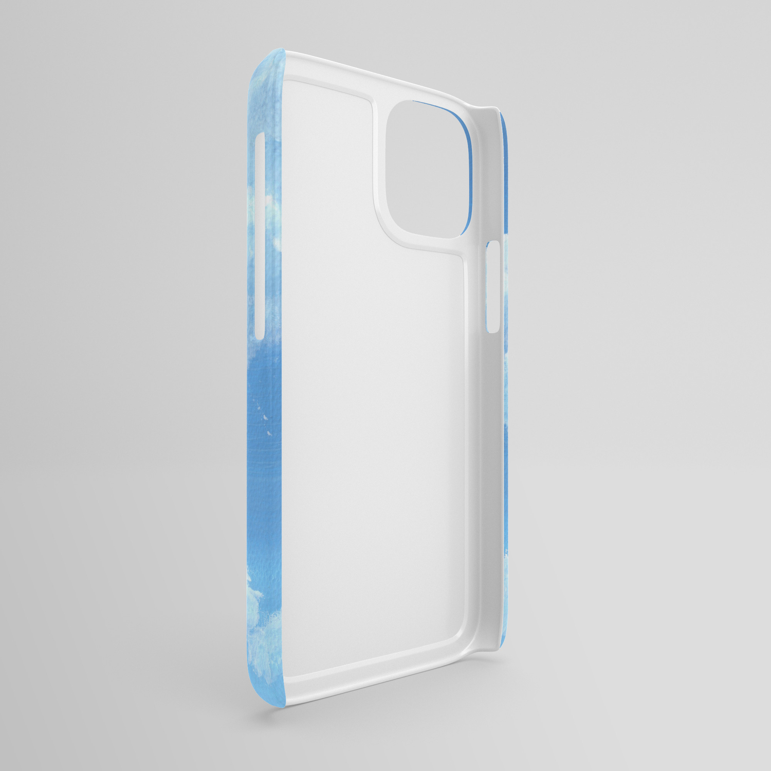 Clouds Painting Iphone Case By Rahmehq Society6 Trace out your phone on paper to create an inlay and frame the rainbow in a clear case. clouds painting iphone case by rahmehq