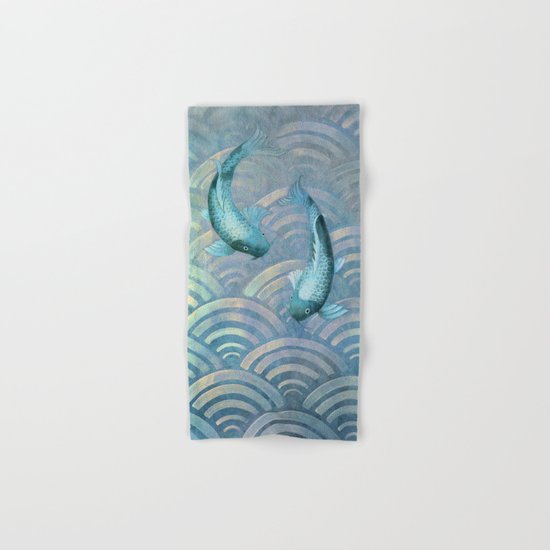 Koi fish Hand & Bath Towel