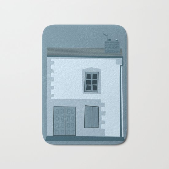 La maison et l'oiseau Bath Mat