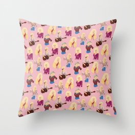 Here You Come Again Throw Pillow