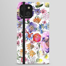 wildflowers iPhone Wallet Case