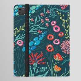 Dark Florals iPad Folio Case
