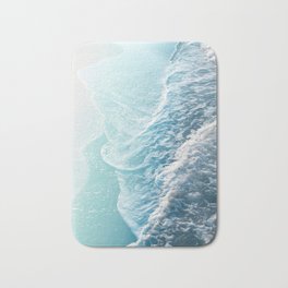 Soft Turquoise Ocean Dream Waves #1 #water #decor #art #society6 Bath Mat | Digital, Sand, Wave, Waves, Landscape, Seafoam, Beach Vibes, Home Decor, Color, Water 