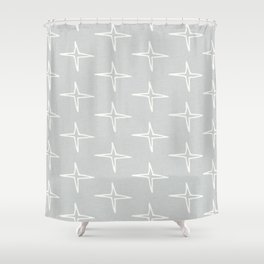Nautical Star Grey  #homedecor Shower Curtain